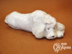 Скульптура "Грустный пес"